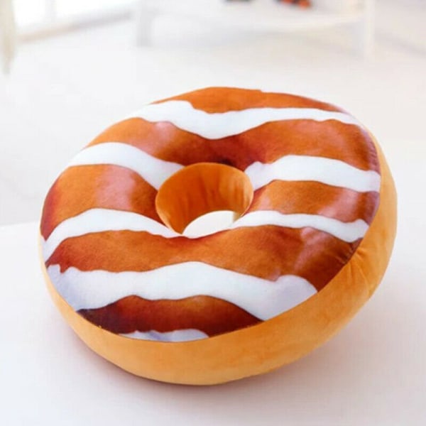 (Älskar choklad) Soft Donut Donut Food Kudde Midja