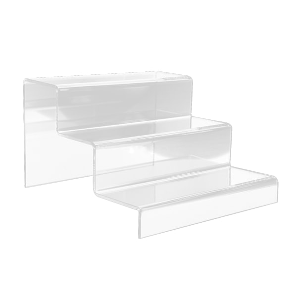 Akryl Stege Display Stand Transparent Slitstarka skor