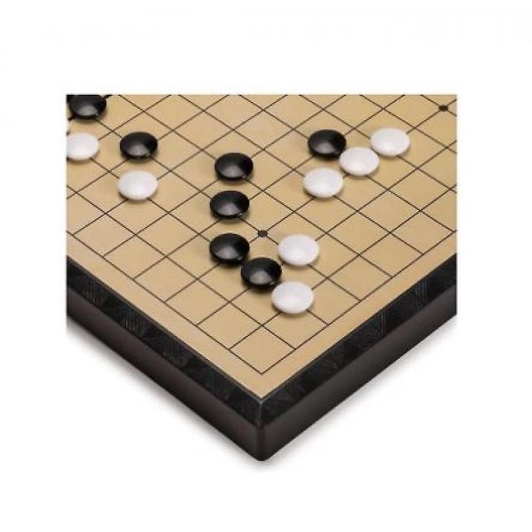 Stor magnetisk Go-spelbräda med en enda konvex sten