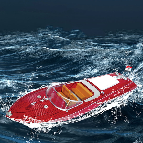Storskalig Simulering Höghastighetsfjärrkontroll Speedboat