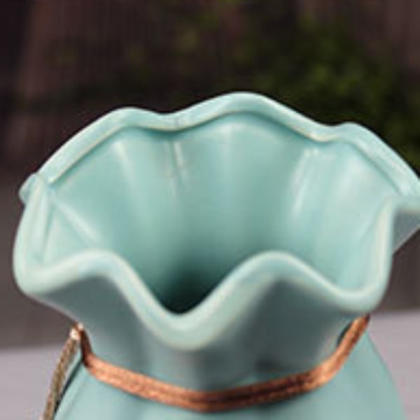 Lotus Keramikvas, Mjuk Dekor Dekoration Blue