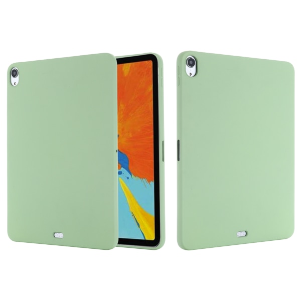 Enfärgad flytande silikon Shockpoof case för iPad Air 11 2024 / Air 2022 / 2020 10.9 Green