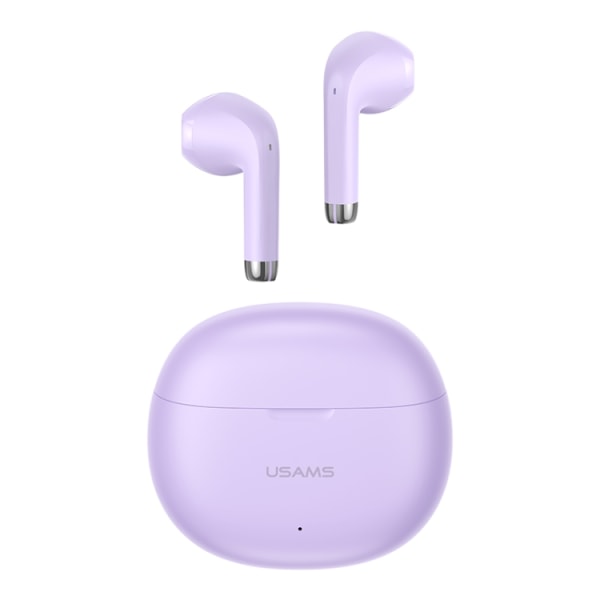 USAMS YO17 TWS Half In-Ear trådlös Bluetooth hörlurar Purple
