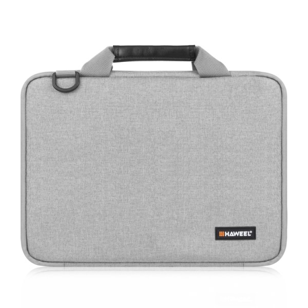 HAWEEL 13,0-14,0 tum Väska Crossbody Laptop Väska För Macbook, Lenovo Thinkpad, ASUS, HP Grey