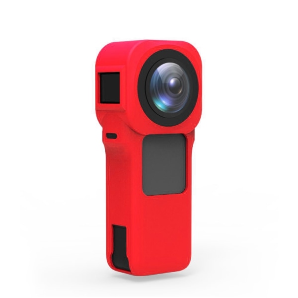 PULUZ Case med cover för Insta360 One RS 1-tums 360 Edition Red