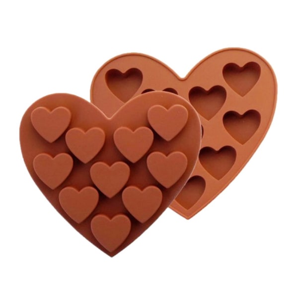 Hjärta 10- Chokladform