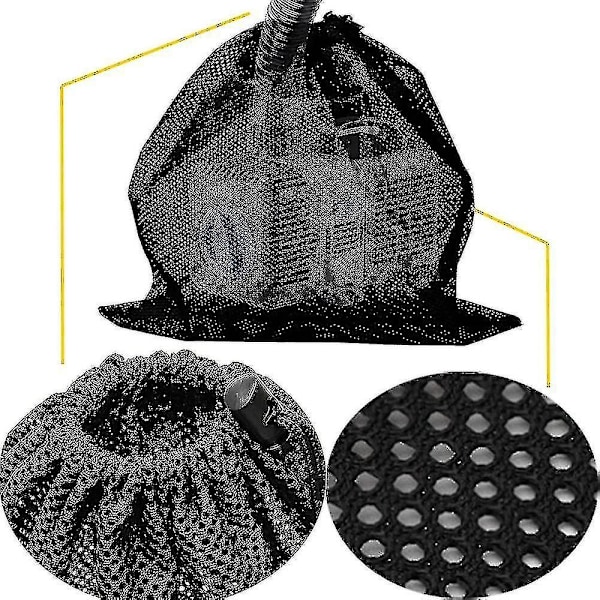 2 kpl Pumppuieropussi, Pumppusuodatinverkkopussi, Lamppupumppusuodatinpussi, Pumppuverkkopussi (41*31cm) 31cm*41cm