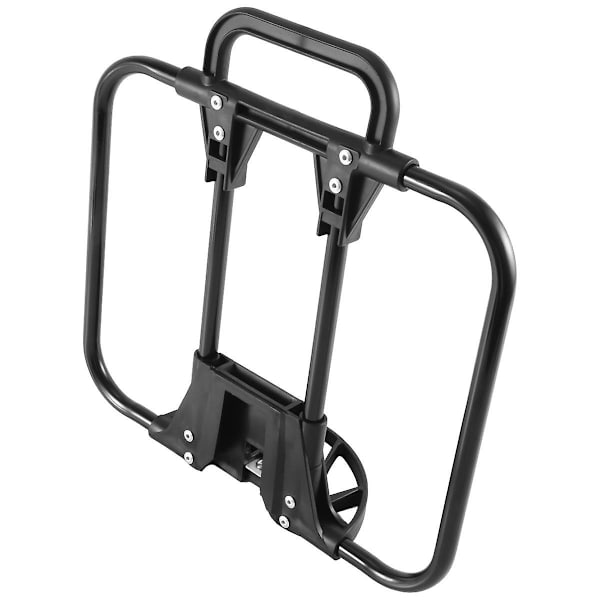 Sammenleggbar sykkelveskekurvramme Stativ for kurvveske Sammenleggbar sykkeltilbehør 30x26cm Svart