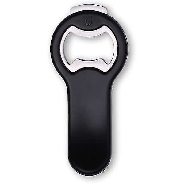 2 in 1 magneettinen pullonavaaja jääkaapille ja matkailuautolle korkin kerääjällä - Pop-tölkin avaaja, kiinnittyy jääkaappiin helposti magneetilla, G