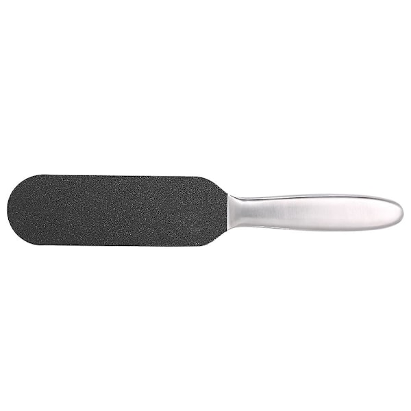 Rustfrit fodfilssæt 1 dobbeltsidet fodfil + 10 stk sandpapir pedicure død hudfjerner neglebåndshærdepedicure fodplejeværktøj