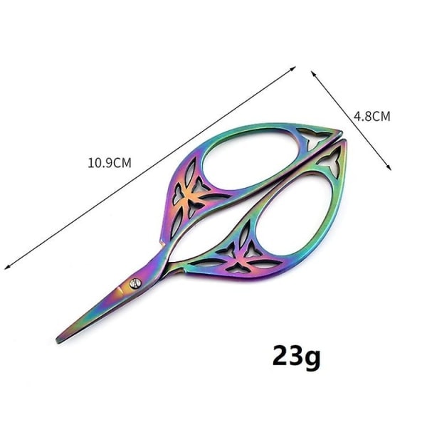 Rostfritt Stål Bladformade Saxar Handgjorda Tepåse Saxar (färg)