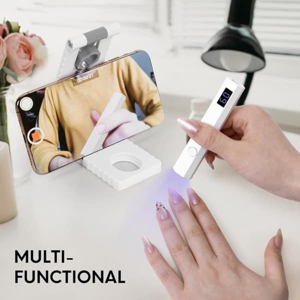 UV Nail Lamp with Digital Display - 2 Timer Settings & Adjustable Angle Vit