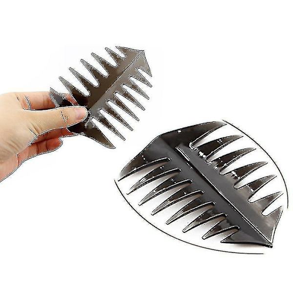 Slicked-back profesjonell stylingkam Anti Static Hair Brush For Men7