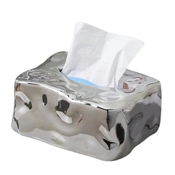 Retro Spice Wind Gem Tissue Box Creatives Home Ceramic Paper Box Bedroom Ins Decorations Ornaments