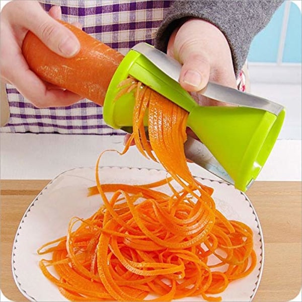 Skreller, spiralgrønnsaksskjærer, fruktkutter, skreller, kjøkken twister, kjøkkenredskap, spiralizer-kutter.