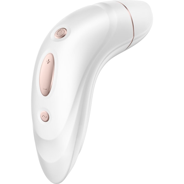 Satisfyer: Satisfyer Pro 1+, Lufttrycksvibrator + Vibration White ABS plastic, Silicone