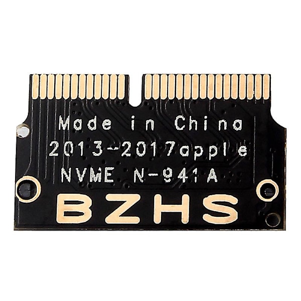 Ngff M.2 Nvme Ssd -sovitinkortti Macbook Airin (2013-2016) ja Mac Pron (loppuvuosi 2013-2015) päivittämiseen