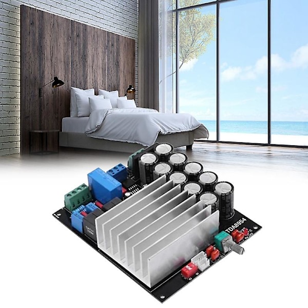 Dual Channel Stereo Hög Effekt Digital Audio Power Amplifier Board Tda8954 Förstärkare 210w+210w Amp