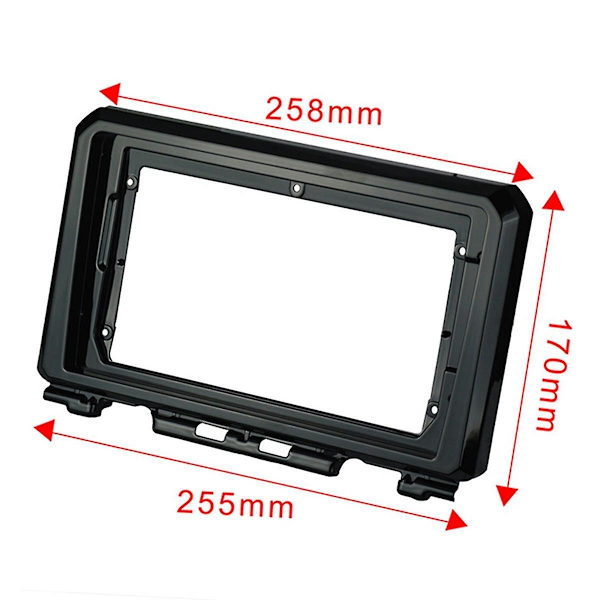 Bilradio Fascia til Jimny 2018-2020 Stereo Dash Kit Fit Installation Trim Facia Face Panel Frame