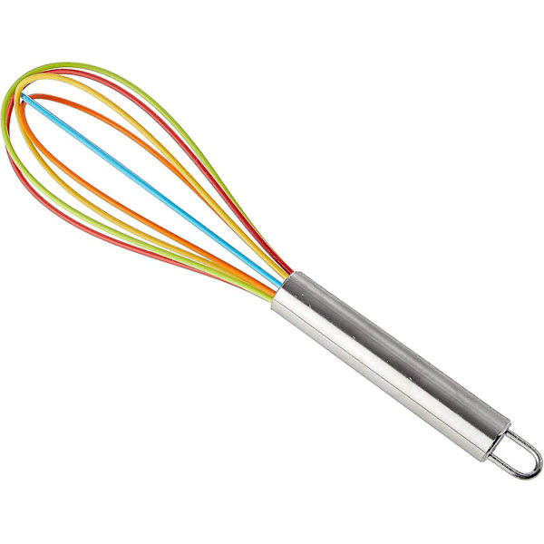 Silikonepiskeris, Regnbuepiskeris Non Stick Håndpisker 26cm