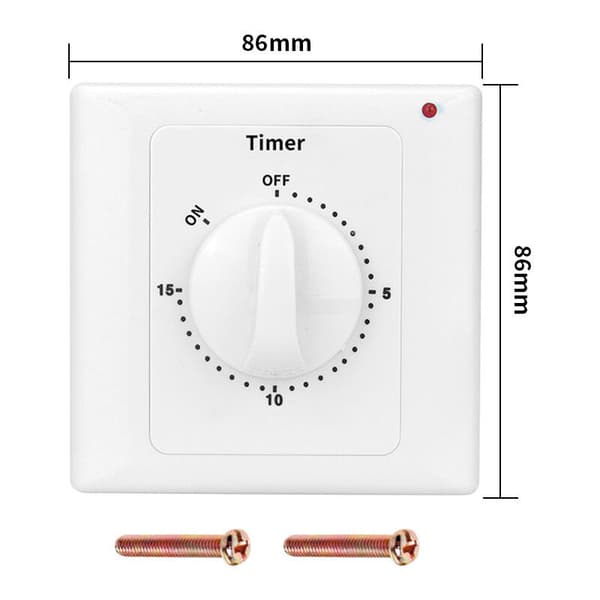 Digital timer med automatisk kontrollkontakt