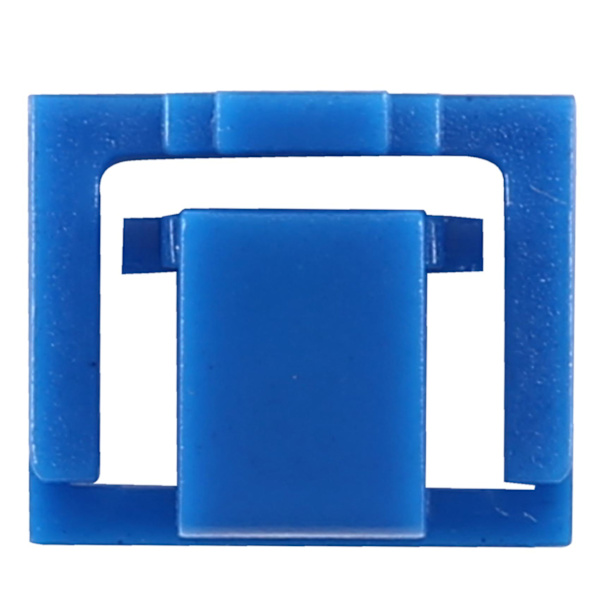 100 st blåa RJ45-port Ethernet LAN-hubb dammskyddskontakt plugglock blockout-skydd med proprietär