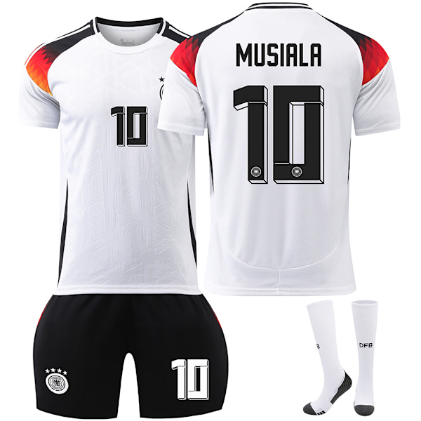 UEFA Euro 2024 Tyskland Fodboldtrøje Sæt 10 Musiala 13 Muller 8 Kroos 7 HAVERTZ NO.10 MUSIALA NO.10 MUSIC 24