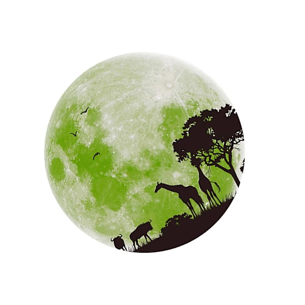 Fjernsticker Moon Luminous Sticker Glow The Light Stickers Moon Stickers Moon Wall Stickers