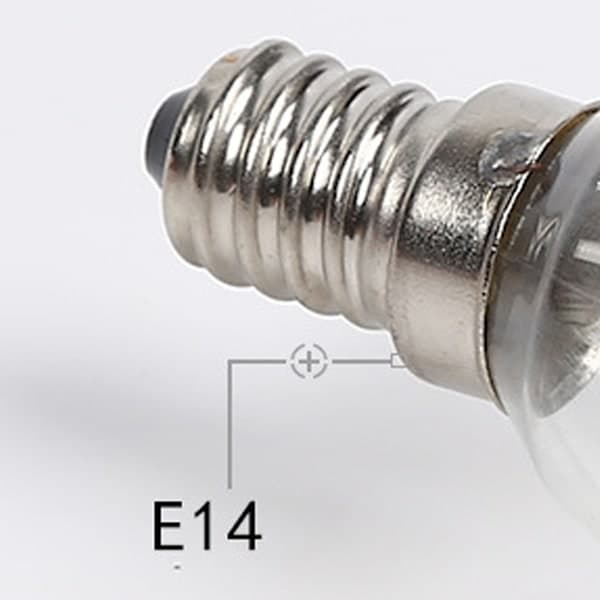 12x Lyskilde 40W E14 Klar Hvit Klassisk Glødepære STOL