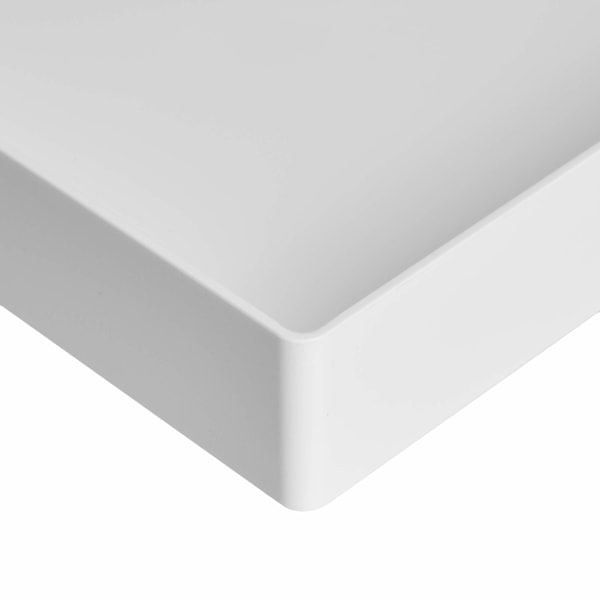 Rektangulär plastbrevsamlare, 2-pack
