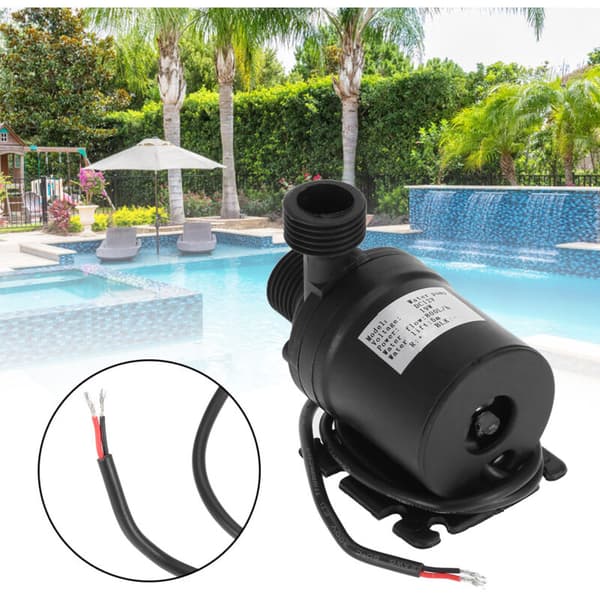 Mini Trädgårdsvattenpump DC 12V Lyft 5M 800L/H Trädgårdsredskap