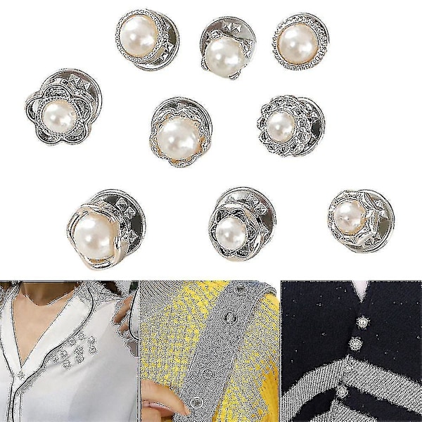 10 st Vattendiamant Brosch Nål Badge - Förhindra Oavsiktlig Exponering