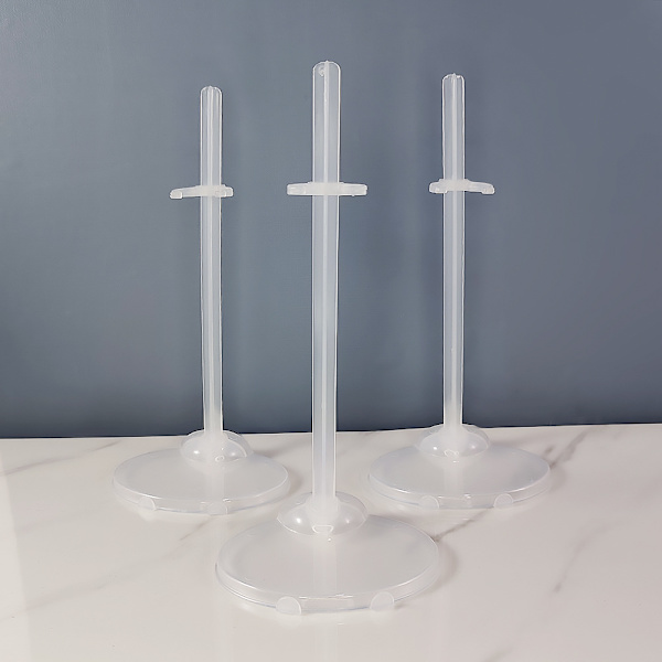 36 st transparenta dockställningsstöd justerbart dockstöd i rostfritt stål actionfigur displayställ för fönsterdisplay
