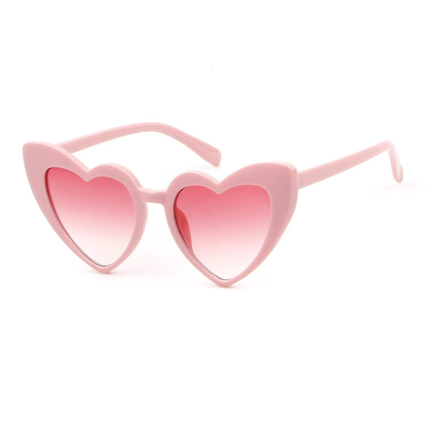 Dame Hjerteformede Solbriller - Trendy, Retro Briller