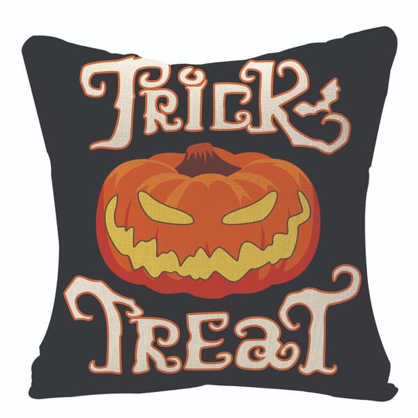 The Nightmare Before Christmas Ansiktskudde 4-pack Kuddfodral - 18*18\" Halloween Kuddfodral