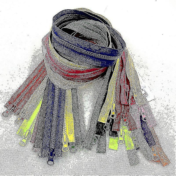 1 st dubbel dragkedjor, 5# 80cm, 90cm, 100cm plast dragkedjor i harts, färgade klädskenor, klädpåsar, symaterial,