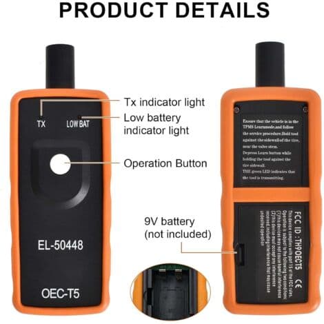 EL-50448 TPMS Reset Tool, Automatic Tire Pressure Sensor Relearn Tool for GM Vehicles
