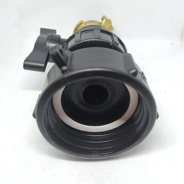 IBC-adapter, S60x6 IBC-tanktilbehør - Barbed slangeutløpssett for vann (s60 X 6 + ventil + 3/4\"