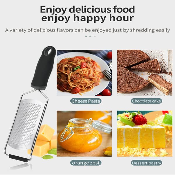 Professional Cheese Graters for Kitchen, Stainless Steel, Handheld, with Handle for Cheese, Chocolate, Spices, Kitchen Utensils and Tools