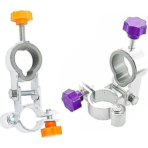 2 st paraplyställfäste klämma aluminiumlegering paraplybord stolsklämma universellt paraplyfäste för fisketillbehör -t