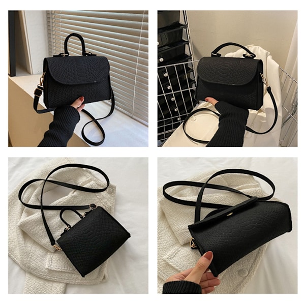 Naisten trendikkäät käsilaukut Retro Designer Luxury Square Crossbody -laukut Green