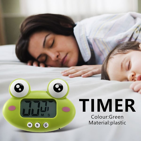 Kök Timer 2 Stycken, Söta Cartoon Djur Nedräkningstimer, Digital Matlagningstimer Med Magnetisk, -