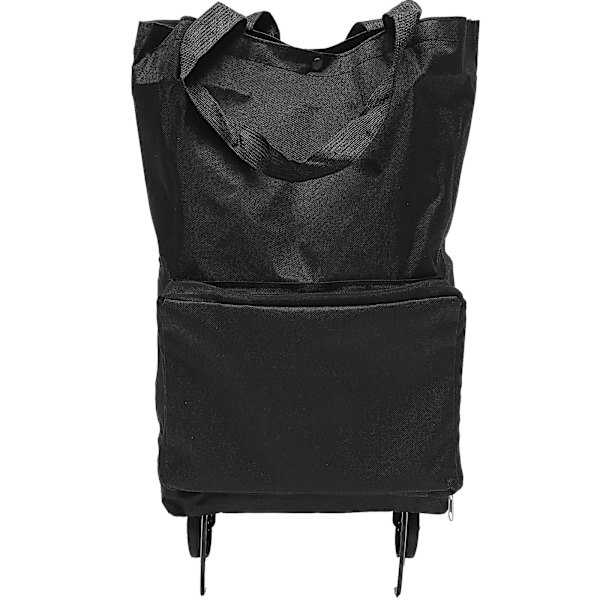 Sammenklappelig Trolley Taske Foldbar Indkøbspose Med Hjul Foldbar Indkøbsvogn