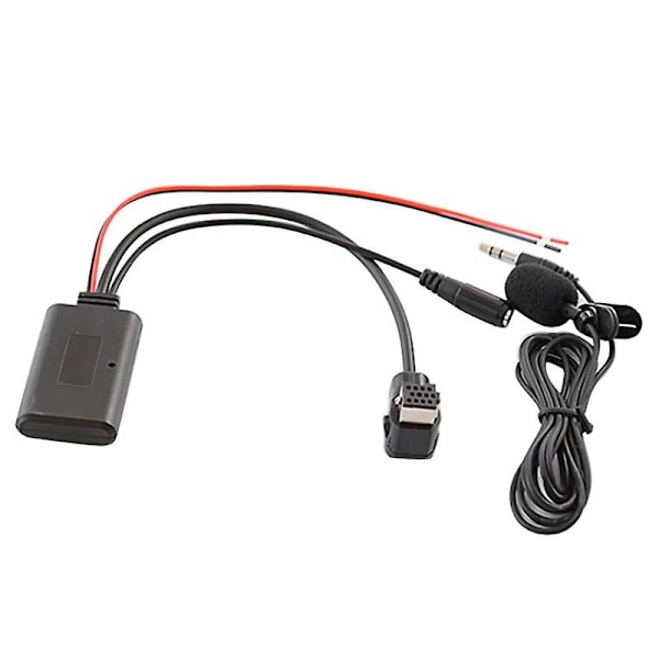 Bil Bluetooth 5.0 Aux-kabel Mikrofon Handsfree Mobiltelefon Gratis Samtalsadapter För Pioneer Radi