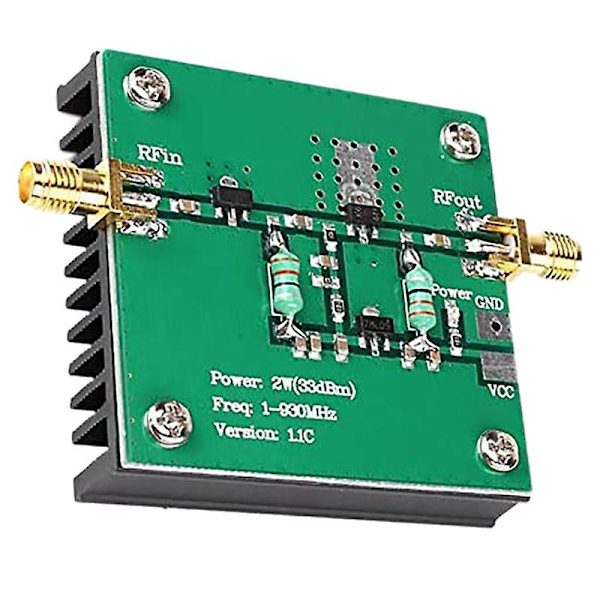 1-930mhz 2w Rf-forstærker Rf-bredbåndsforstærkermodul til radiotransmission Fm Hf Vhf