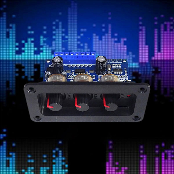 2.1-kanals digital förstärkarkort 2x25w+50w Bt5.0 Subwoofer Klass D Förstärkarkort Dc12-20v Med