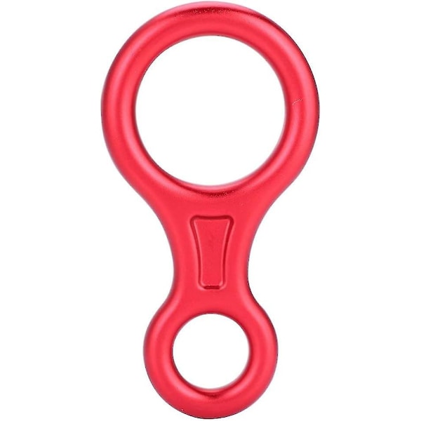 8 Ring Descender, 35kn Herringbone Descender, 8 Ring Rappel Loop Klatring Redningsudstyr, Herringbone Night