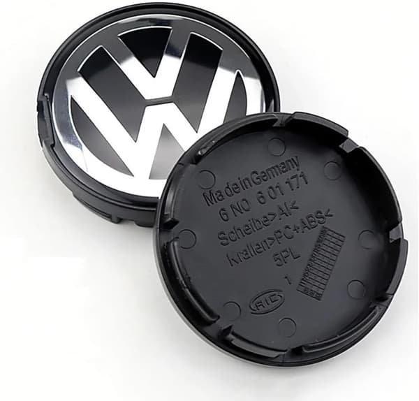 4 Erstatningsdele 56MM hjulkapselcenter Passer til VW Passat, Sharan
