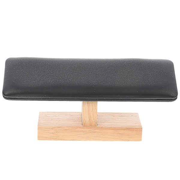 Armbåndsdisplay Stativ Ur Stativ Træ Læder Smykker Rack Showcase Bangle Organizer