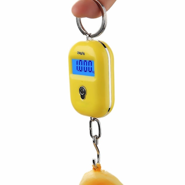 Digitaalinen riippuva vaaka 25kg X 5g Mini elektroninen matkalaukku koukku vaaka Lcd taustavalo keittiö työkalu
